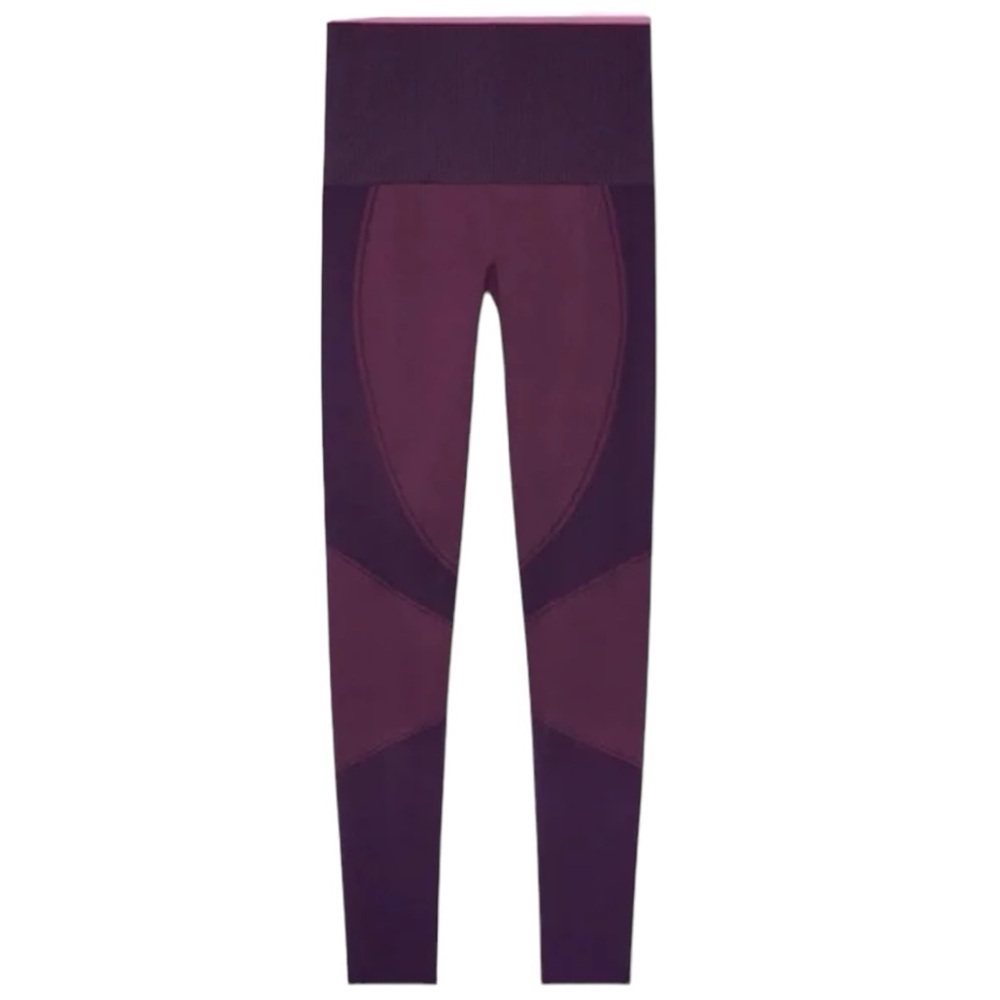 ThirdLove Two-Tone Plum High-Waist Leggings